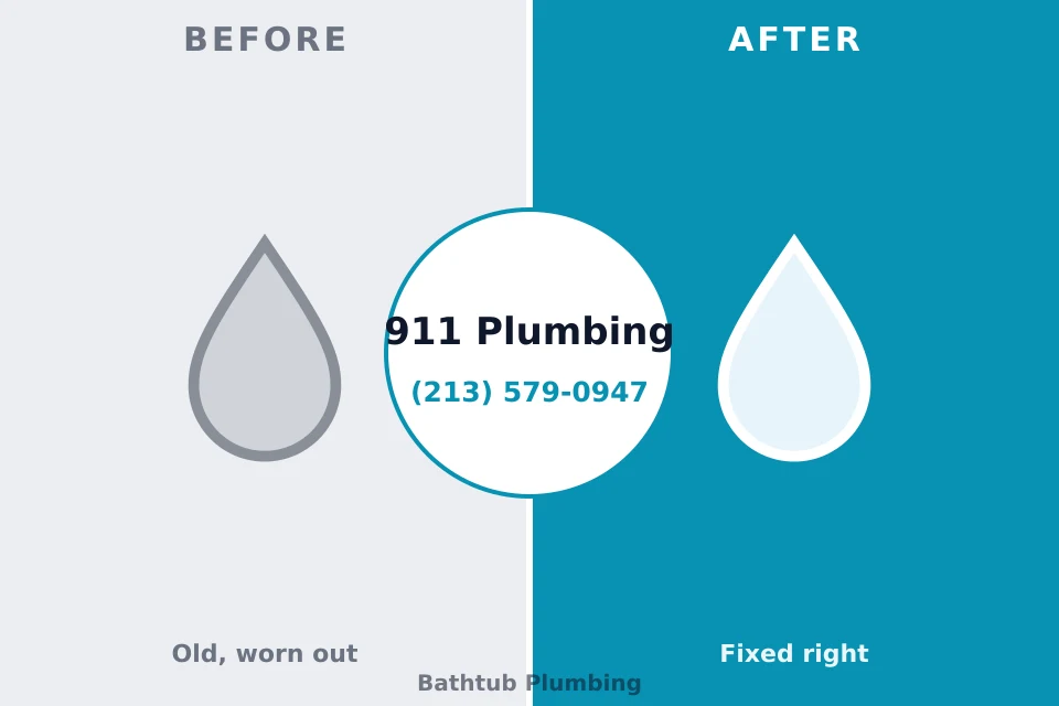Before and after: plumbing company Wabasha, MN